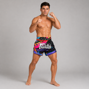 Fairtex Muay Thai Shorts World Music Black BS1934
