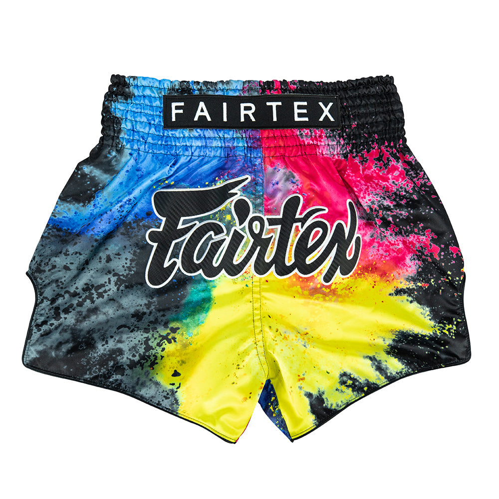 Fairtex Muay Thai Shorts Black Acid Jazz BS1938