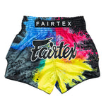 Fairtex Muay Thai Shorts Black Acid Jazz BS1938