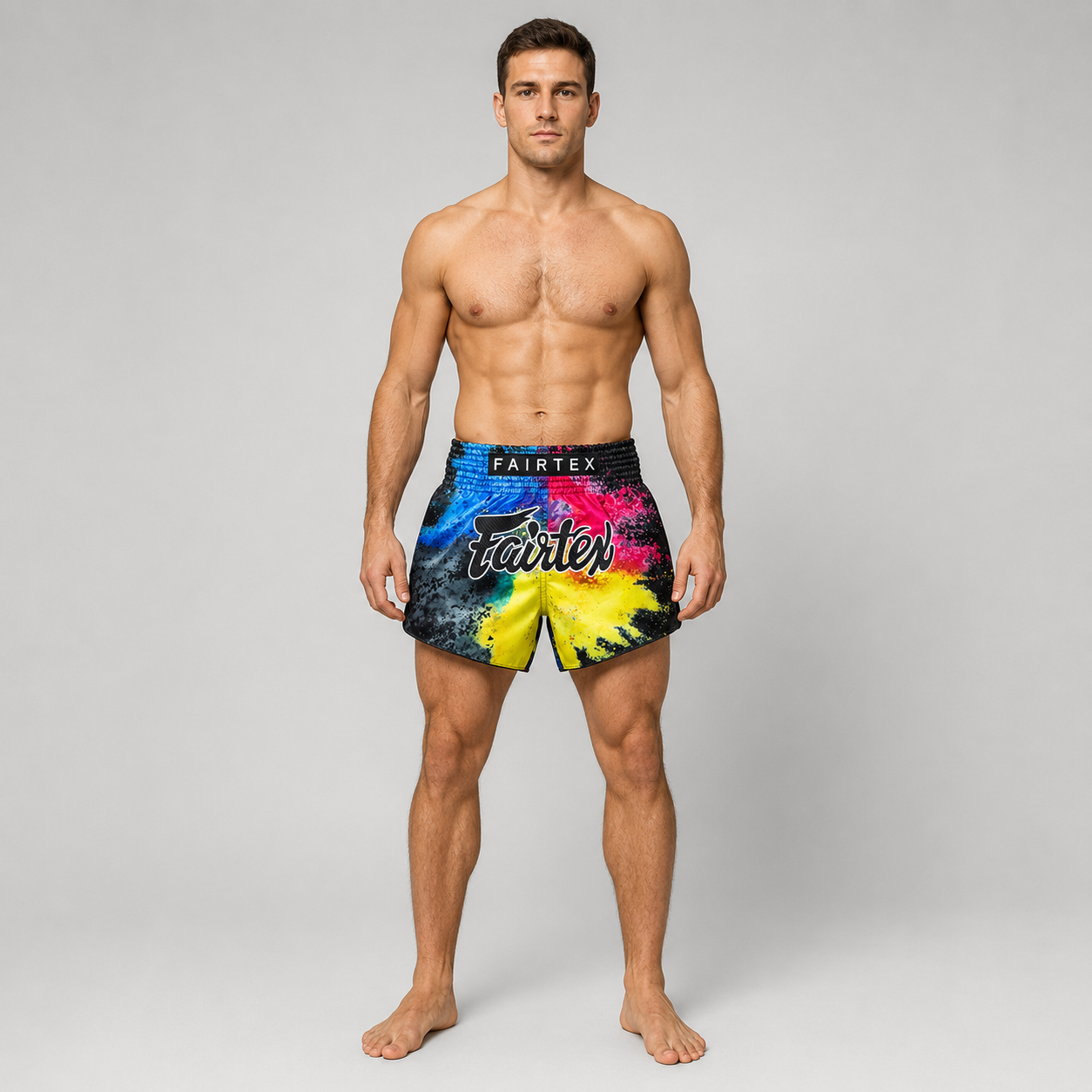 Fairtex Muay Thai Shorts Black Acid Jazz BS1938