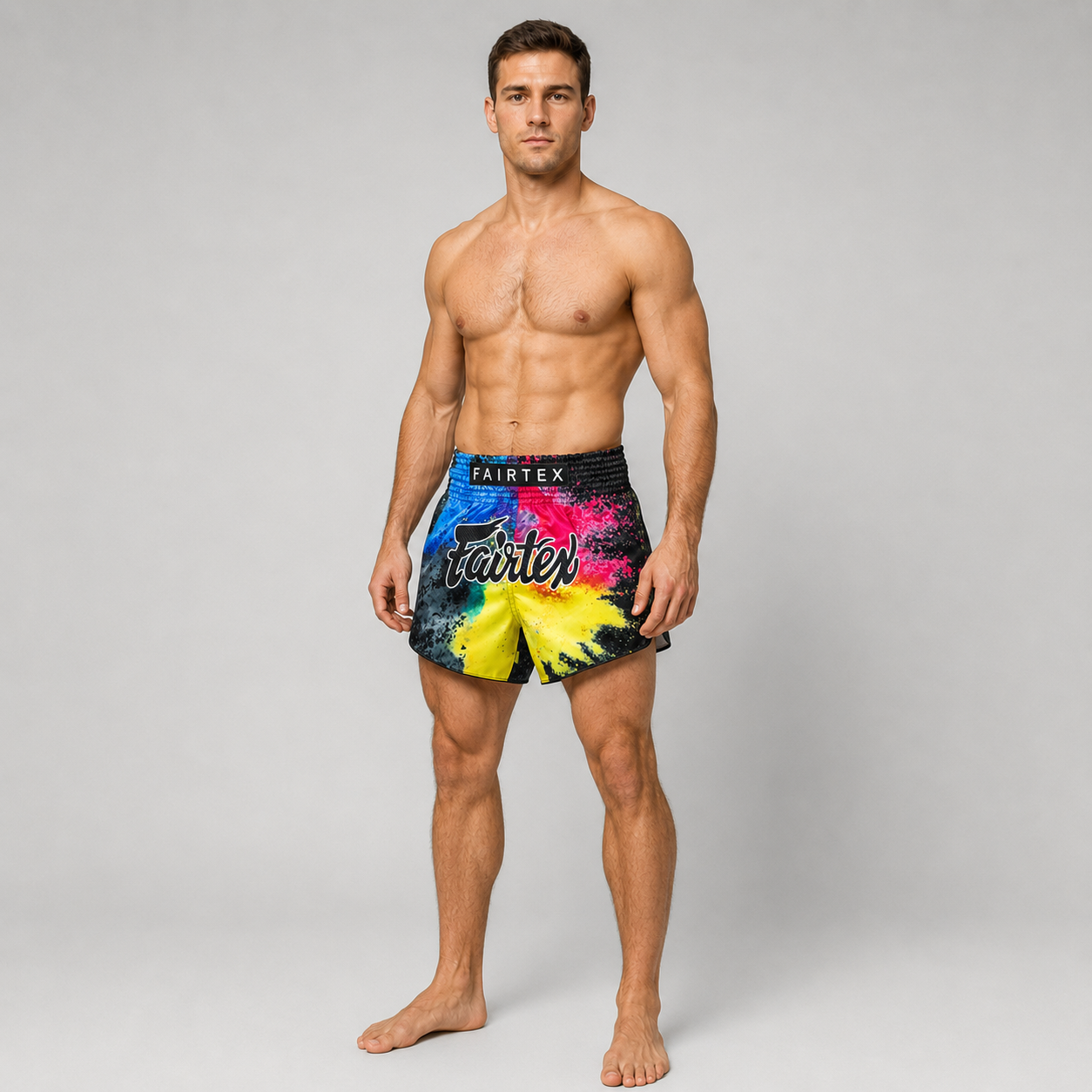 Fairtex Muay Thai Shorts Black Acid Jazz BS1938