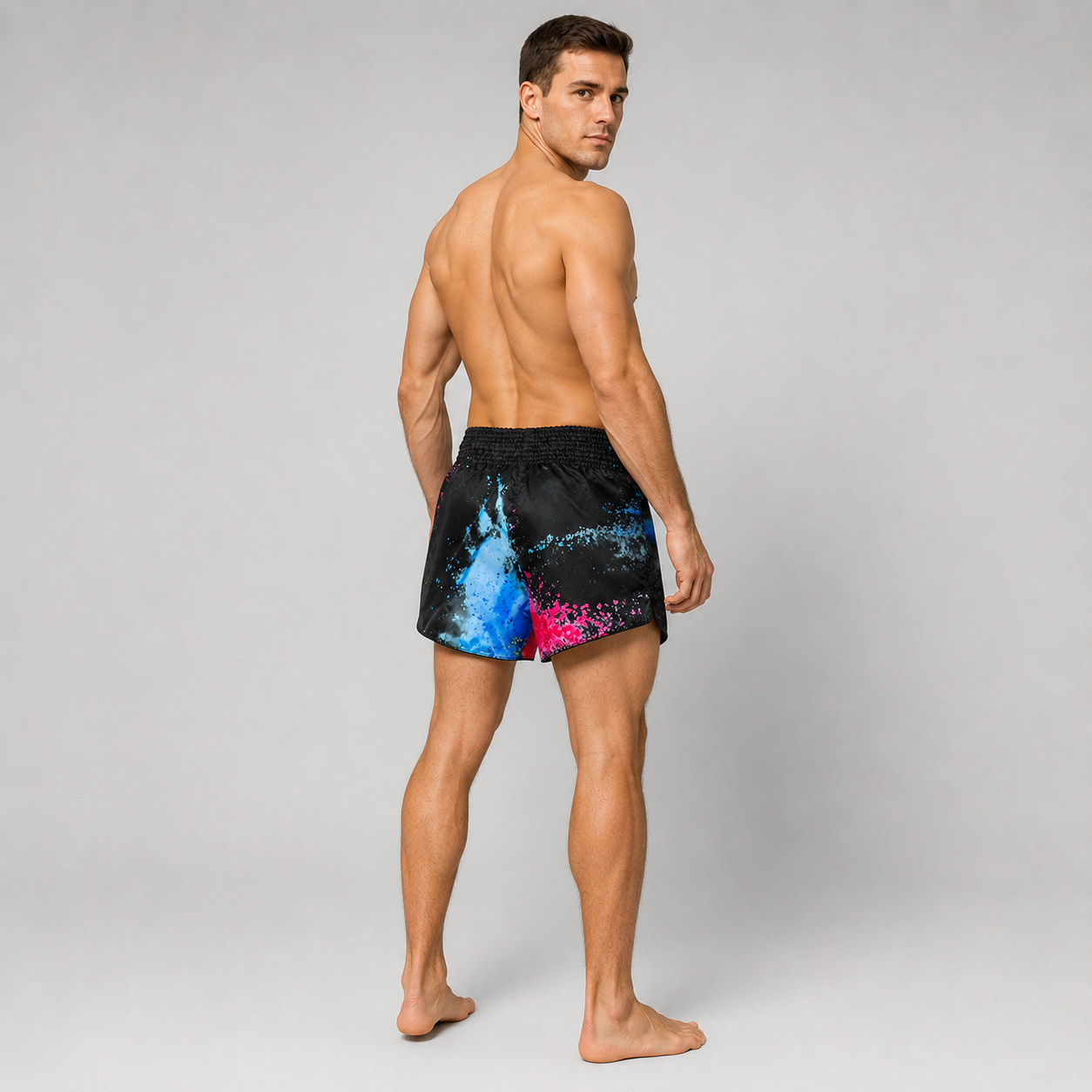 Fairtex Muay Thai Shorts Black Acid Jazz BS1938