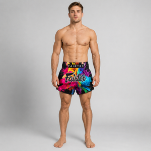 Fairtex Muay Thai Shorts Black Funky Soul BS1940