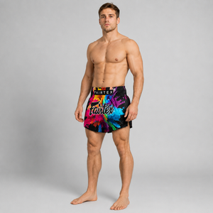 Fairtex Muay Thai Shorts Black Funky Soul BS1940