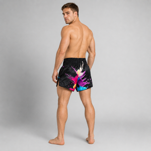 Fairtex Muay Thai Shorts Black Funky Soul BS1940
