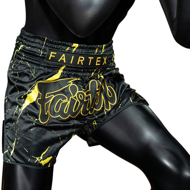 Fairtex Muay Thai Shorts - BS1947 Black Marble