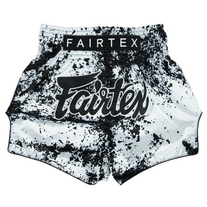 Fairtex Muay Thai Shorts Grunge White BS1948