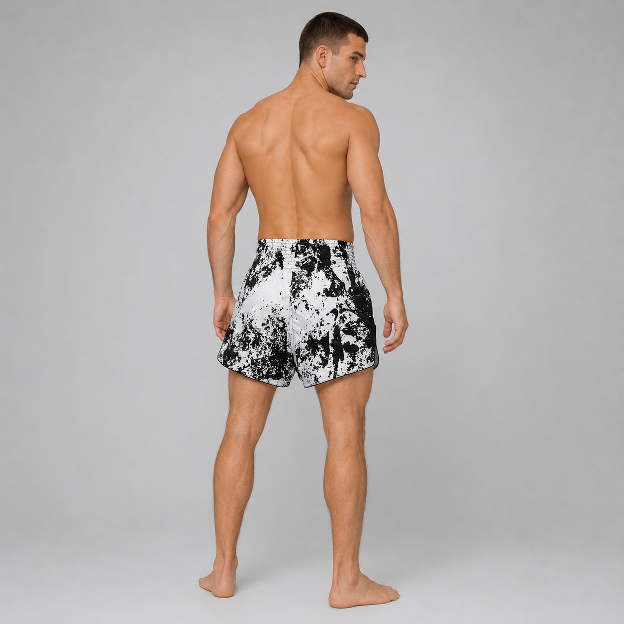 Fairtex Muay Thai Shorts Grunge White BS1948