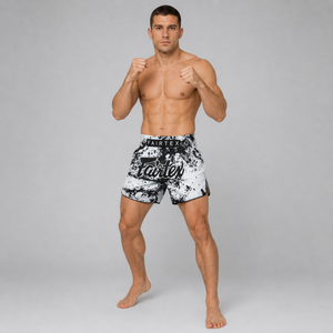 Fairtex Muay Thai Shorts Grunge White BS1948