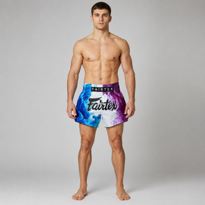 Fairtex Muay Thai Shorts White Tech House BS1950