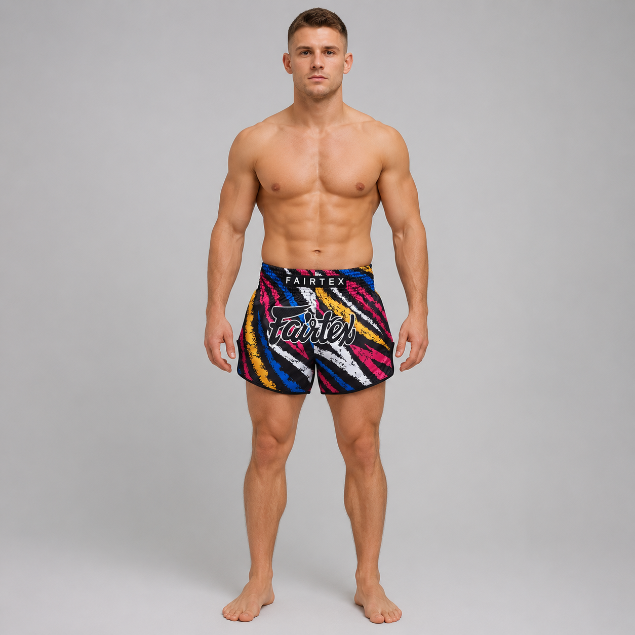 Fairtex Muay Thai Shorts Colorful Vertical BS1956