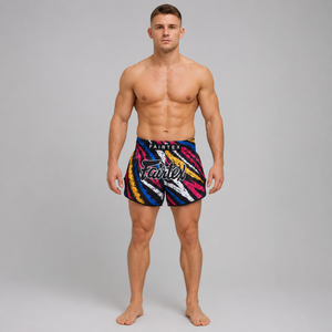 Fairtex Muay Thai Shorts Colorful Vertical BS1956