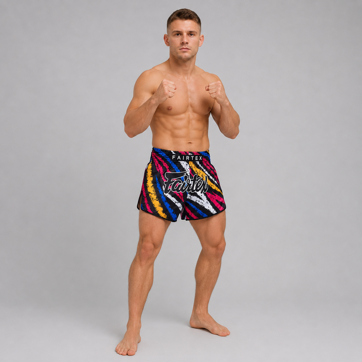 Fairtex Muay Thai Shorts Colorful Vertical BS1956