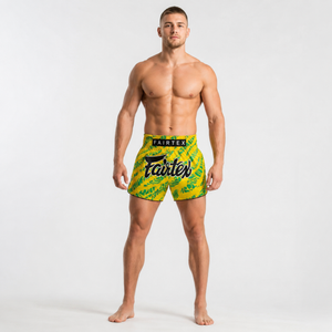 Fairtex Muay Thai Shorts Yellow/Green BS1959