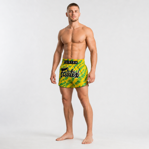 Fairtex Muay Thai Shorts Yellow/Green BS1959