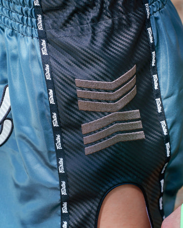 Fairtex Kickboxing Shorts - Arokaya Special - Teal Phantom