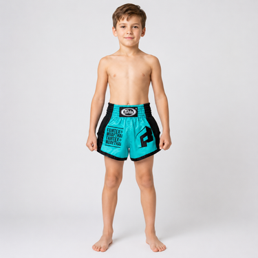 Fairtex Boxing Shorts for Kids - BSK2107 "Turquoise"