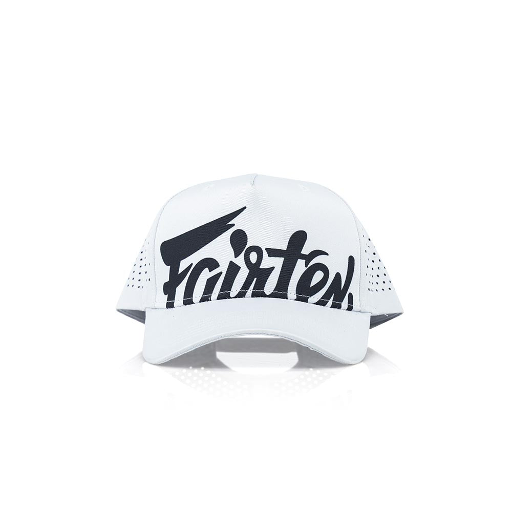 Fairtex Trucker Cap - White with Black Logo