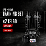 Fairtex Training Bundle Shin Guards SP5 + Universal Gloves BGV1