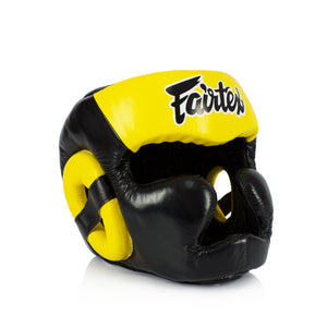 Fairtex Diagonal Vision Sparring Headguard HG13 - Full Head Coverage