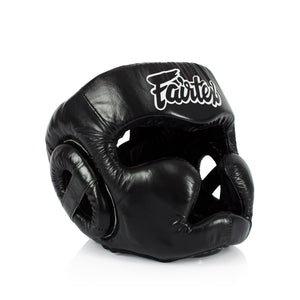 Fairtex Diagonal Vision Sparring Headguard HG13 - Full Head Coverage