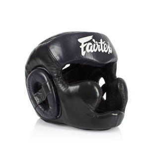 Fairtex Diagonal Vision Sparring Headguard HG13 - Full Head Coverage