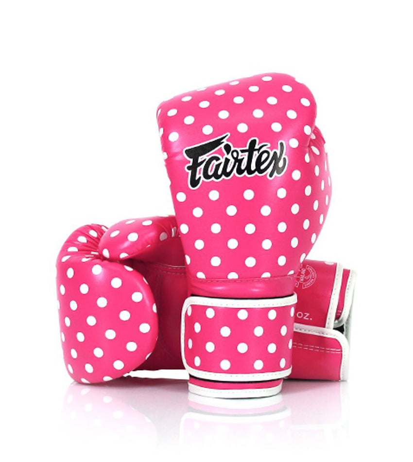 Fairtex Polka Dot Boxing Gloves BGV14P