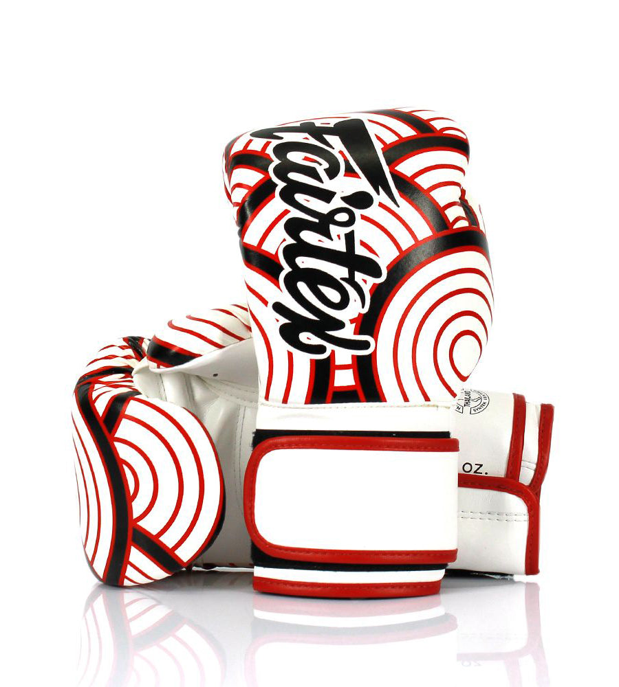 Fairtex Red Wave Boxing Gloves BGV14WR