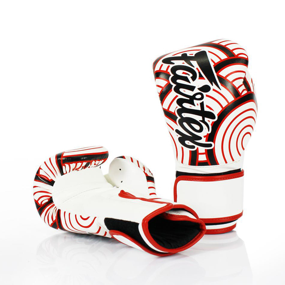 Fairtex Red Wave Boxing Gloves BGV14WR