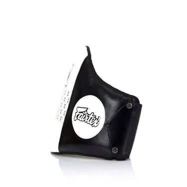 Fairtex BPV1 Standard Leather Belly Pad – Hook & Loop Waist Wrap