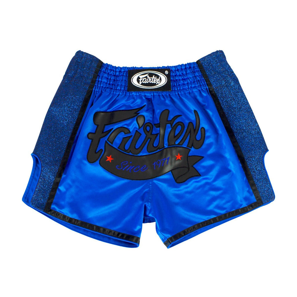 Fairtex Kickboxing Shorts Bright Blue BS1702