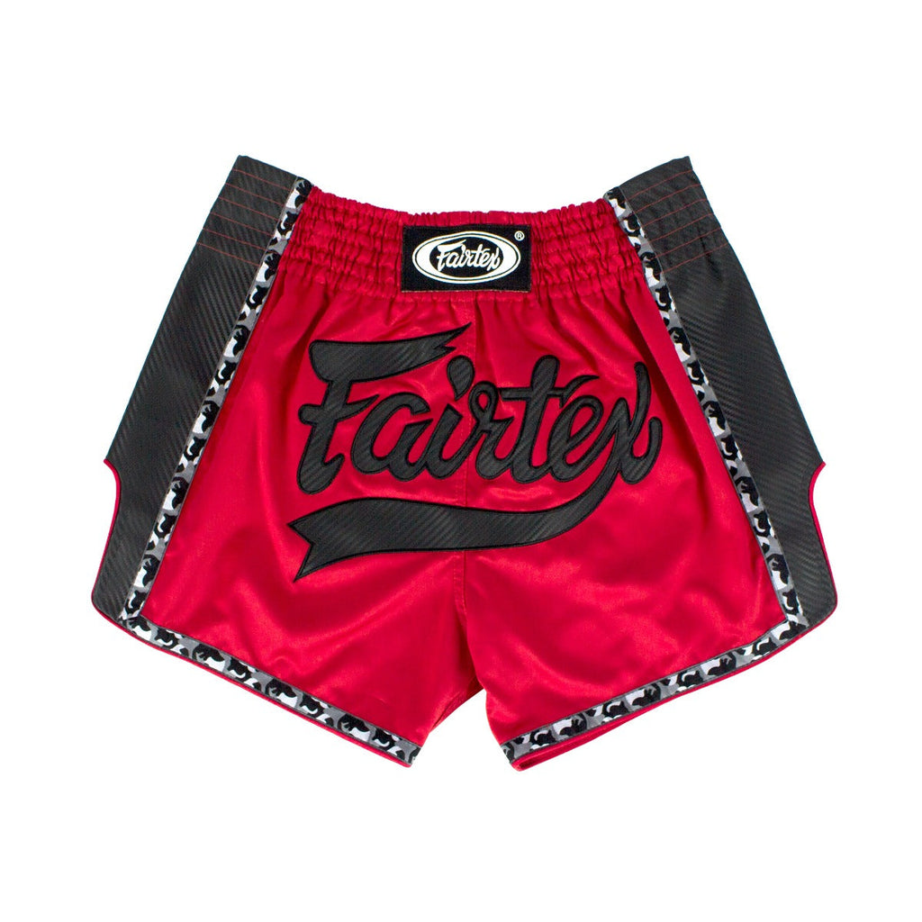 Fairtex Kickboxing Shorts Red/Black BS1703