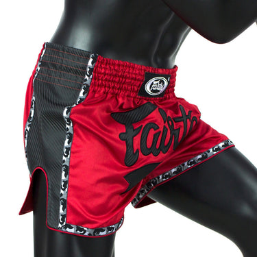 Fairtex Muay Thai Shorts – BS1703 (Red/Black)