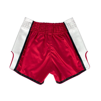 Muay Thai Shorts - BS1704 Red/White
