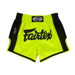 Fairtex Kickboxing Shorts Lime Green BS1706