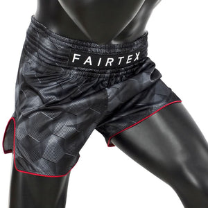 Fairtex Muay Thai Shorts Stealth Graphite Black BS1901