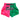 Short de Muay Thai - BS1911 Rose/Vert