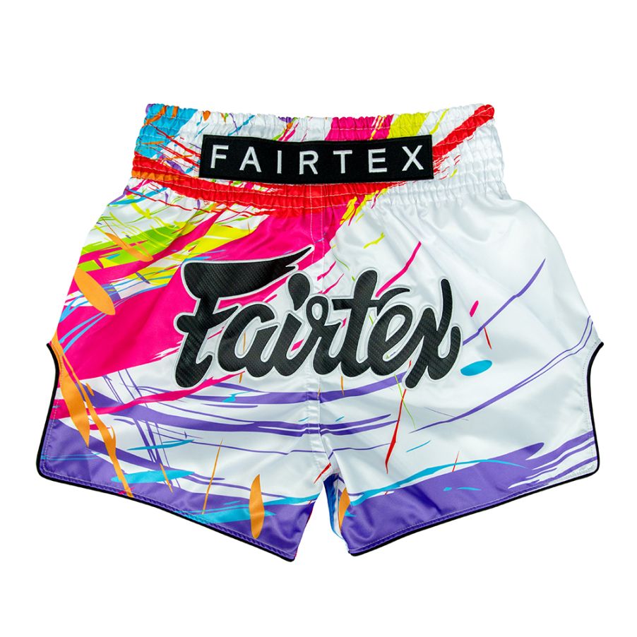 Fairtex Muay Thai Shorts World Music White BS1933