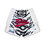 Fairtex Kids Muay Thai Shorts White Tiger BSK2103