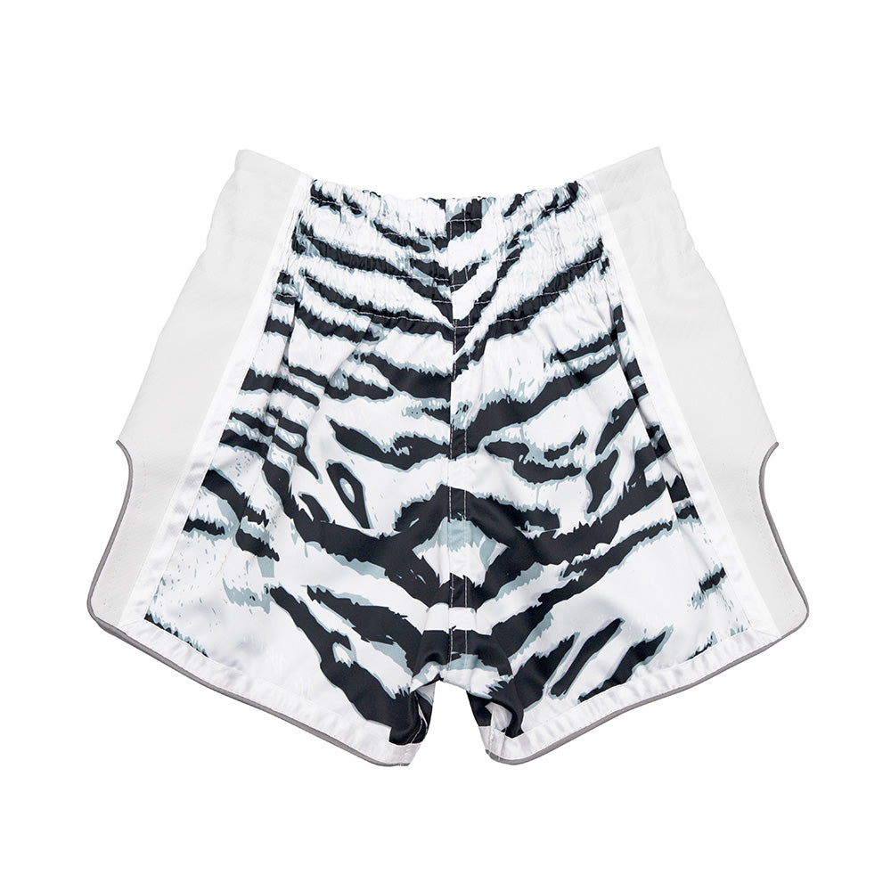 Fairtex Kids Muay Thai Shorts White Tiger BSK2103
