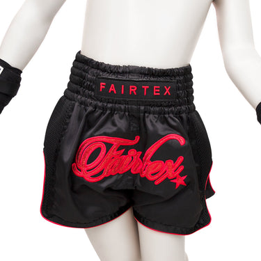 Fairtex Boxing Shorts for Kids - BSK2104 "Midnight Red"