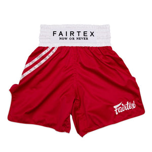 Fairtex Boxing Trunks Classic Red BT2008