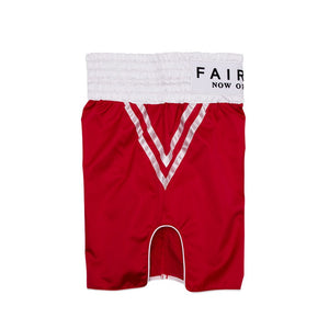 Fairtex Boxing Trunks Classic Red BT2008