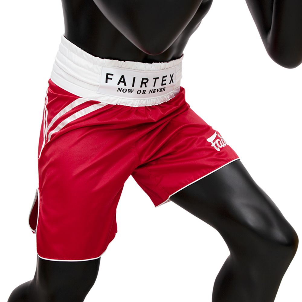 Fairtex Boxing Trunks Classic Red BT2008