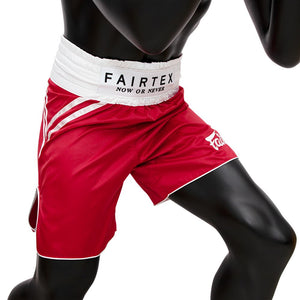 Fairtex Boxing Trunks Classic Red BT2008