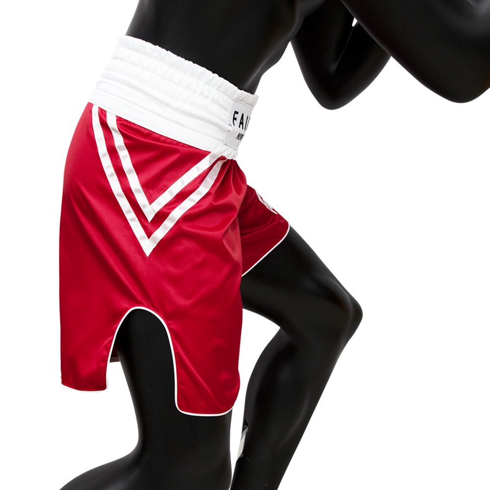 Fairtex Boxing Trunks Classic Red BT2008