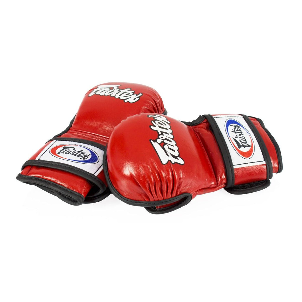 Fairtex Open Palm Sparring Gloves FGV15 - Double Wrist Wrap Closure