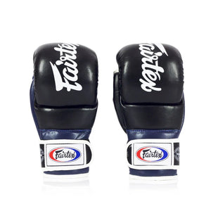 Fairtex Training Bundle Shin Guards SP5 + MMA Grappling Gloves FGV18