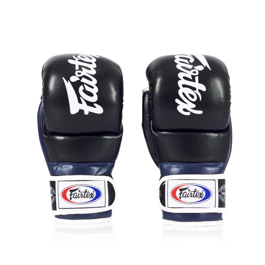Fairtex FGV18 Super Sparring Grappling MMA Gloves, X-Large / Blue