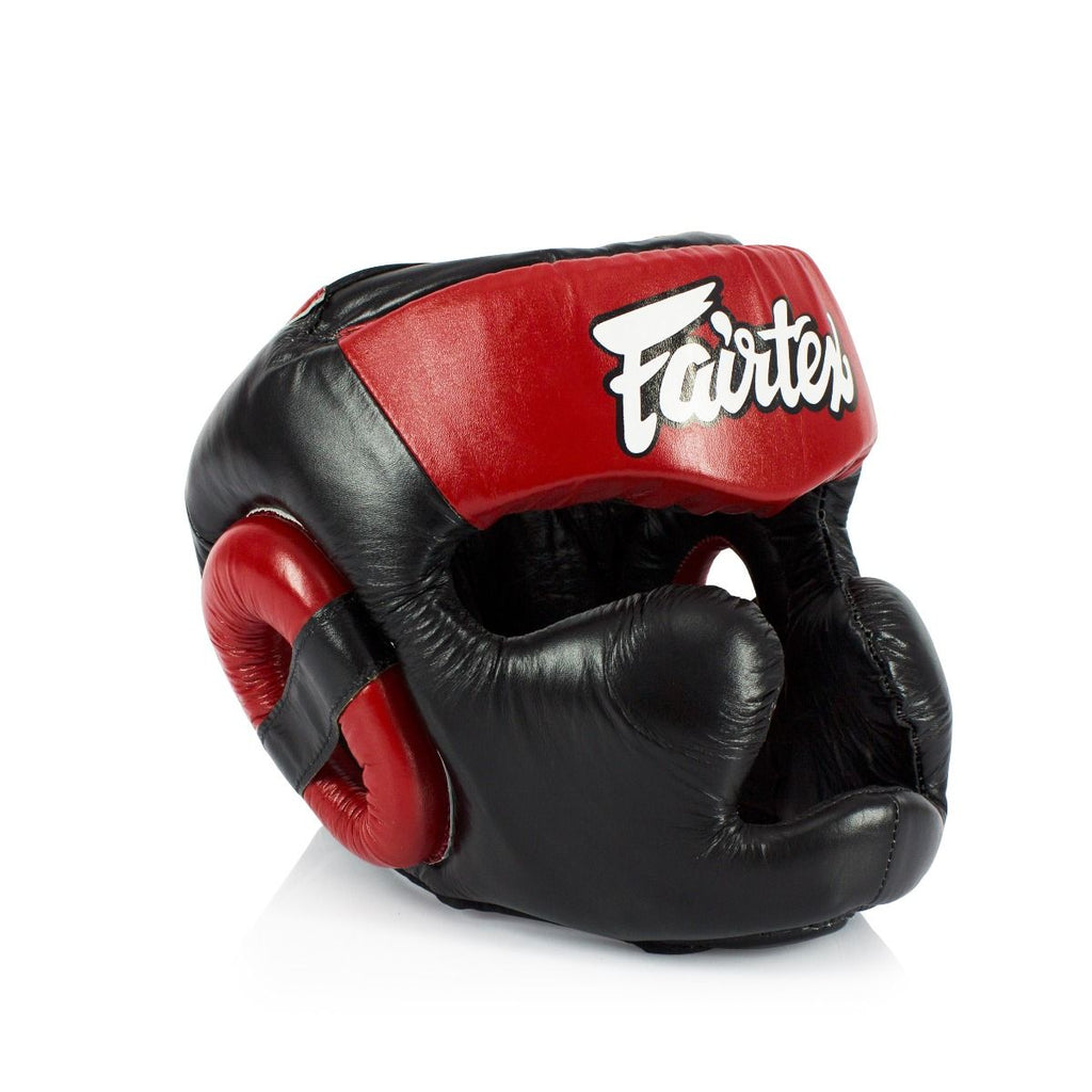 Fairtex Diagonal Vision Sparring Headguard HG13 - Lace Up